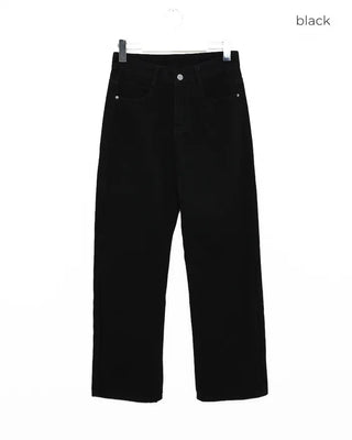 Basic straight-leg denim