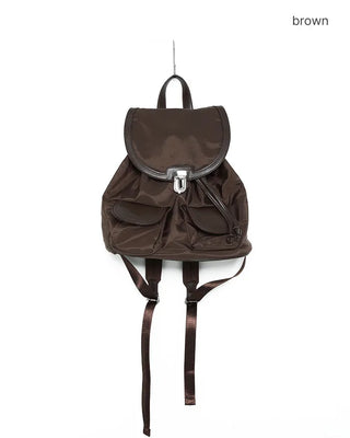 Multi-pocket basic backpack