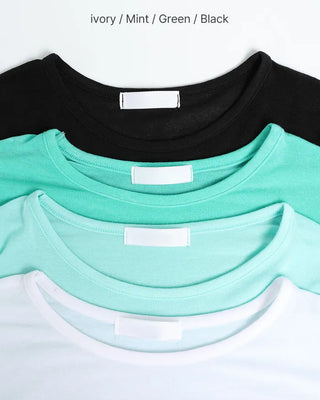 Colorful Tencel T-shirt