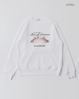 [1st Re-release] (ORIGINAL) Sweet Cake Brushed Fleece Sweatshirt