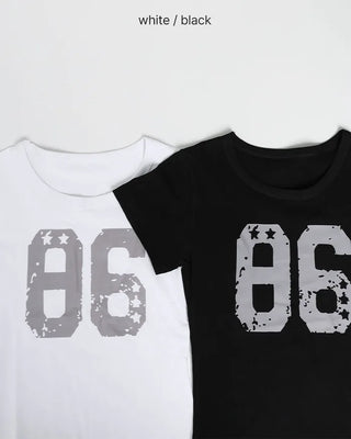 86 Numbering Slim T-Shirt