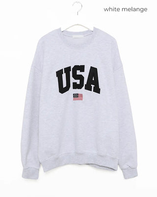 USA Patch Over Sweatshirt