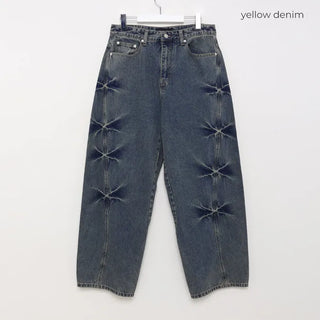(Unisex) Patterned Curve Denim