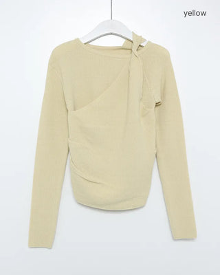 Twisted Layered Detail Knit