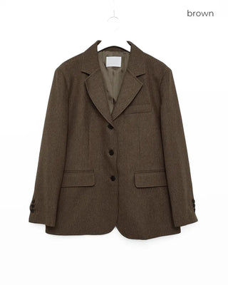Oversized Melange Jacket