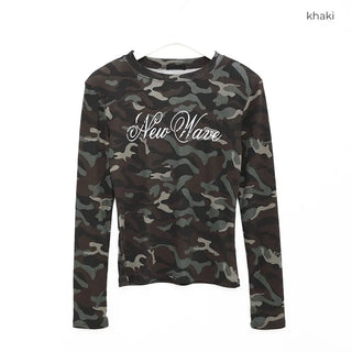 Military lettering T-shirt