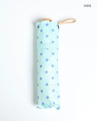 Dot Scallop Hem All-Weather Umbrella