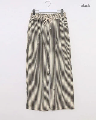 Striped Banding Pants