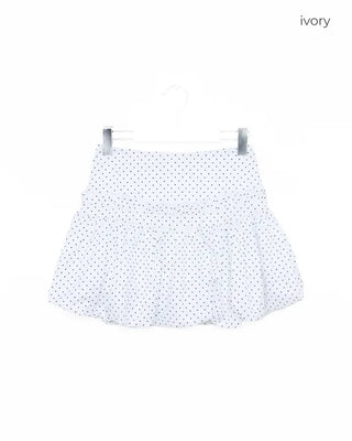 Polka Dot Balloon Mini Skirt