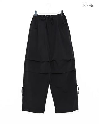 (Unisex) Snap Wide Two-Pleat Pants