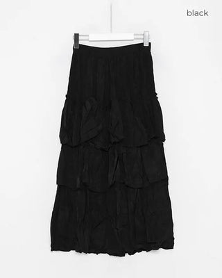 Can-can frill long skirt