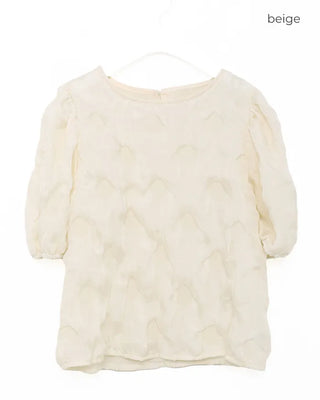 Wave short-sleeved top