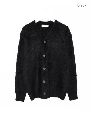Boucle V-neck cardigan