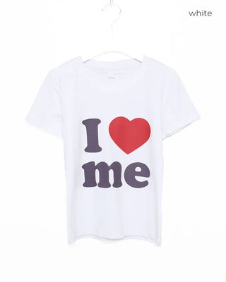 LOVE Lettering Slim Half-Sleeve T-Shirt