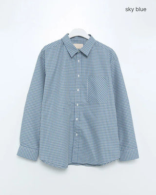 Mini check shirt