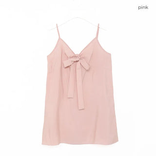 Ribbon detail camisole dress