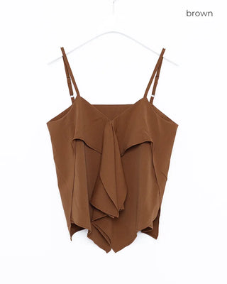Frilled camisole blouse