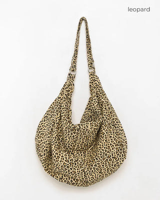 3-way leopard print big bag
