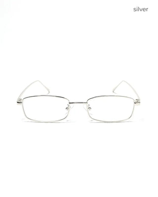 Metal square frame UV glasses