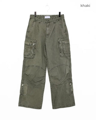 Vintage cargo wide pants