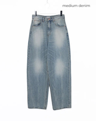 Wing Hip Painted Straight Denim Pants