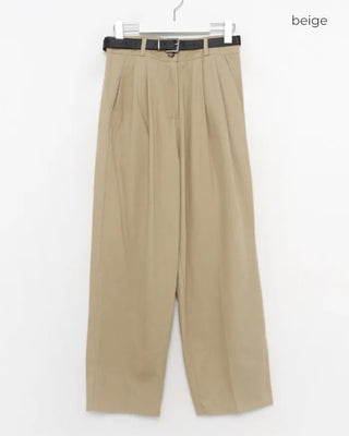 Belted trousers