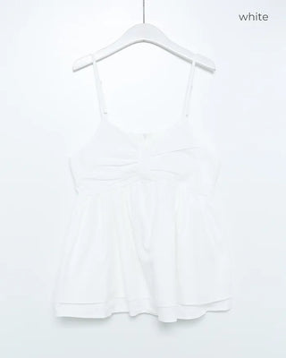 Ribbon flare camisole