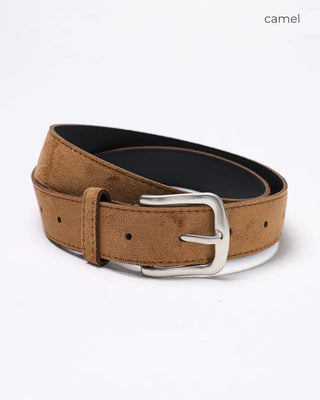 Suede square belt