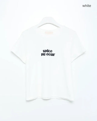 Lettering Short Sleeve T-Shirt