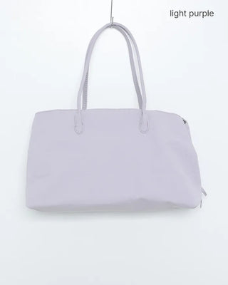 Purple pocket shoulder bag