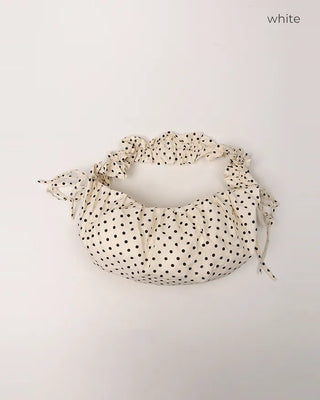 3-Way Dot Drawstring Shoulder Bag
