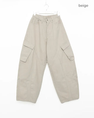 Color-block cargo pants