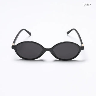 Tinted oval sunglasses
