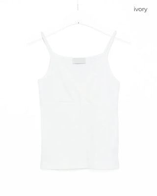 V-neck slit camisole