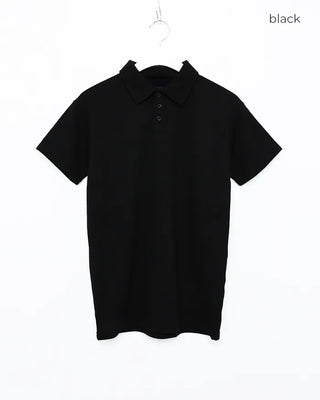 Colored half-sleeve polo shirt