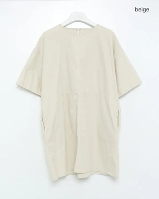 Block Stitch Oversized Tunic