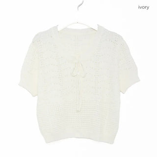 Punched Ribbon Knit