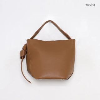 Leather square bag