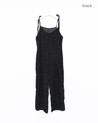 Polka Dot Strap Overalls