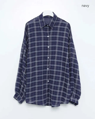 Multicolor overcheck shirt