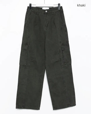 (Unisex) Elastic Waist Cargo Pants