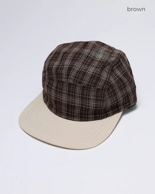 Check Strap Camp Cap