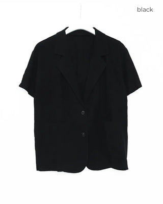 Linen Oversized Half Jacket