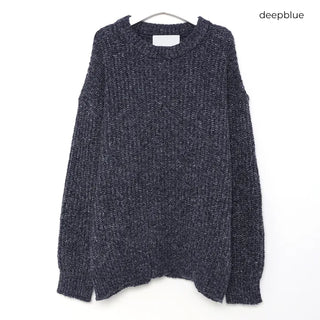 Melange Basic Round Knit