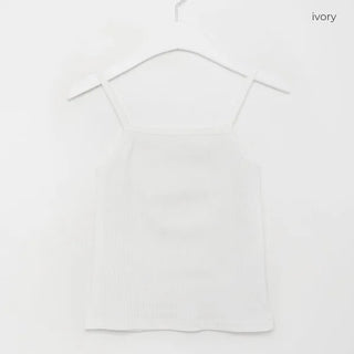 Simple ribbed camisole
