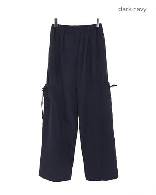 Side-ribbon cargo pants