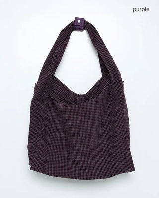 2-Way Ripple Check One-Shoulder Bag