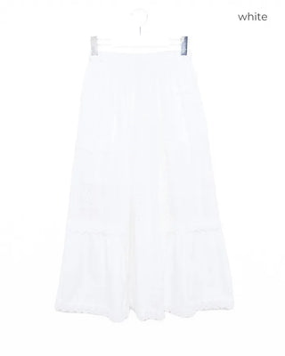 Lace long skirt