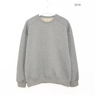 Brushed slit sweatshirt