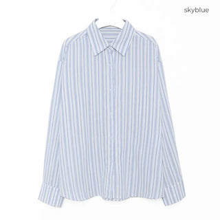Oversized striped shirt